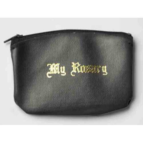 Rosary Purse Zipper - Black