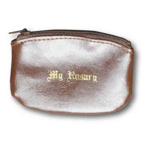 Rosary Purse Zipper - Brown