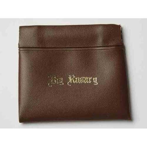 Rosary Purse Push Pocket - Brown