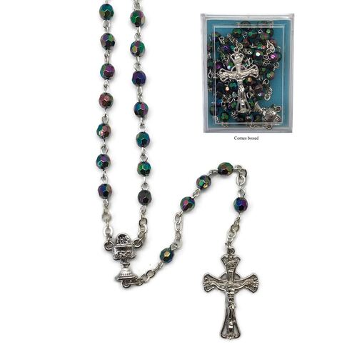 Communion Rosary Boxed - Multicolour