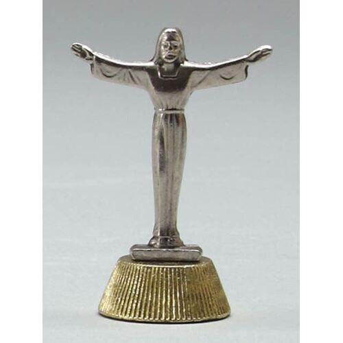 Metal Magnetic Risen Christ Statue 50mm