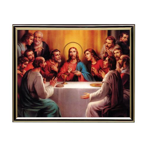 Gold Frame Last Supper