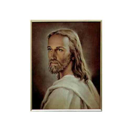 Gold Frame Head Of Christ