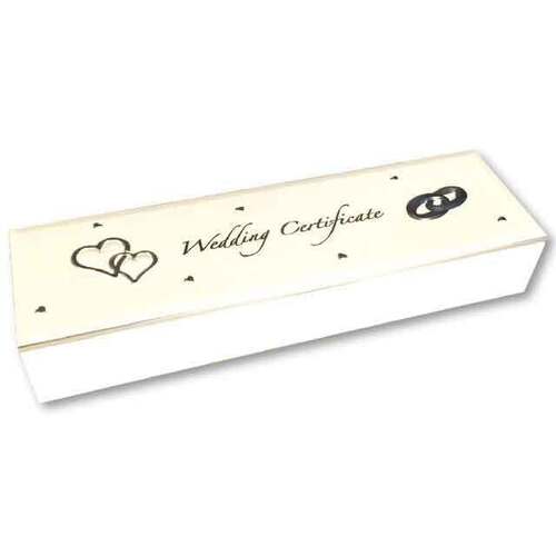Wedding Certificate Box