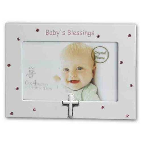 Baby Blessing Frame - Pink