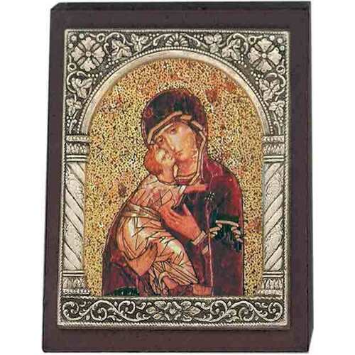 Wood Plaque - Our Lady Of Perpetual Help (65x50mm)