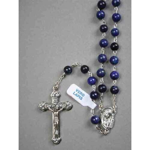 Rosary Genuine Lapis - 6mm Beads