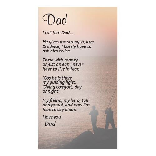 Holy Cards -Dad