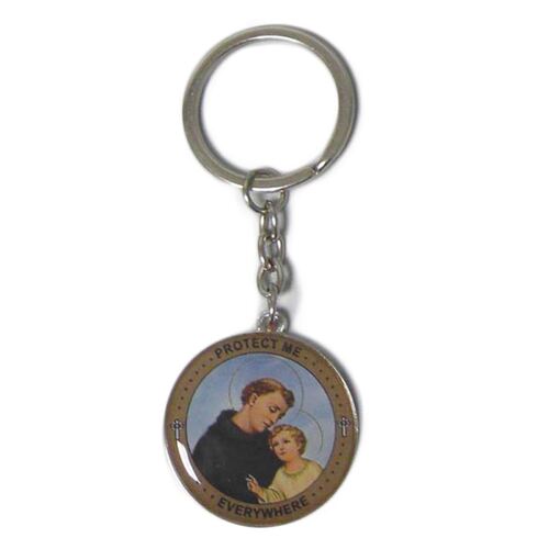Keyring Metal St Anthony