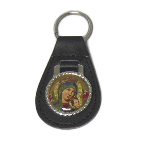 Keyring Leather Our Lady Of Perpetual Help