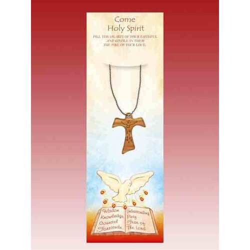 Confirmation Cross  Necklace with Cord