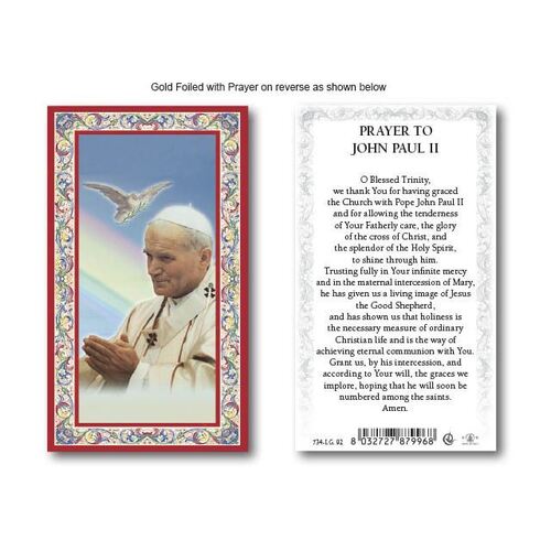 Holy Card  734 - John Paul 11