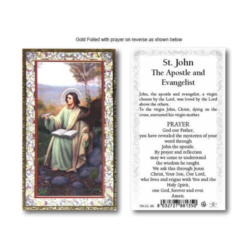 Holy Card  734 - St John the Apostle and Evangelist