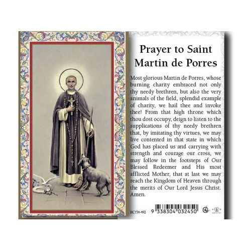 Holy Card 734 - St Martin De Porres