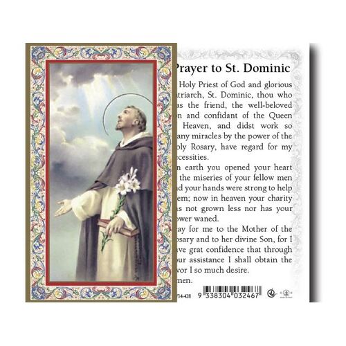 Holy Card 734  - St Dominic