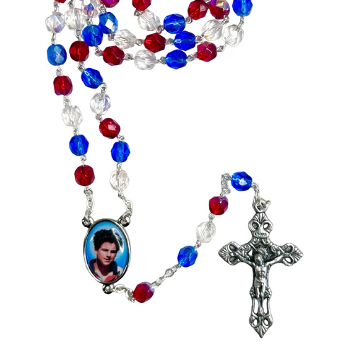 Rosary Glass Beads - St Carlo Acutis