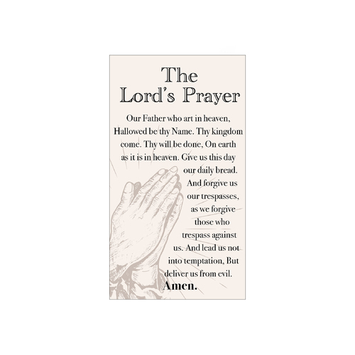 Holy Cards - Our Father