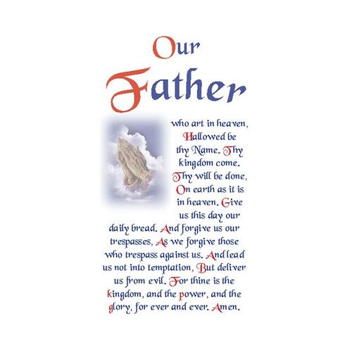 Holy Cards - Our Father