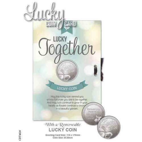 Lucky Coin & Greeting Card - Lucky Together