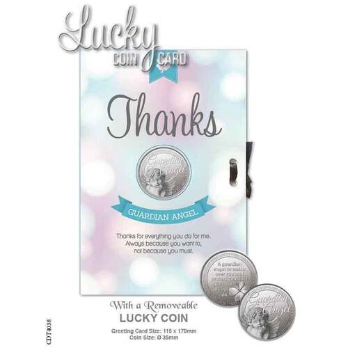 Lucky Coin & Greeting Card - Thanks