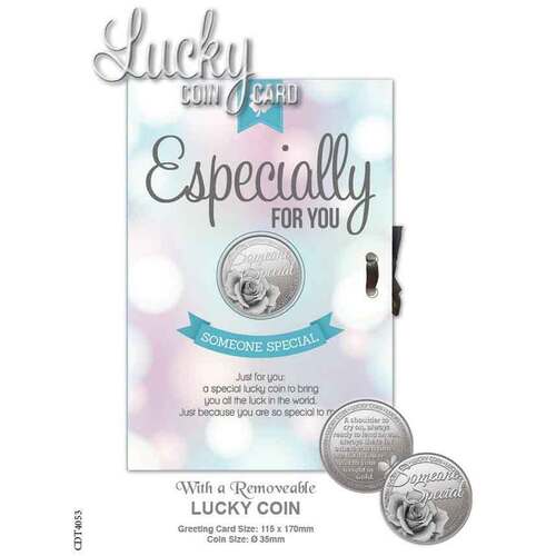 Lucky Coin & Greeting Card - Especially for You