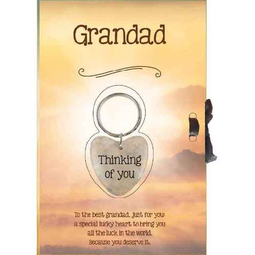 Lucky Heart & Greeting Card - Grandad