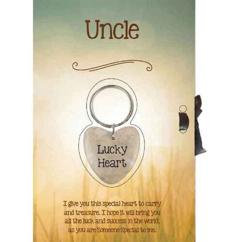 Lucky Heart & Greeting Card - Uncle