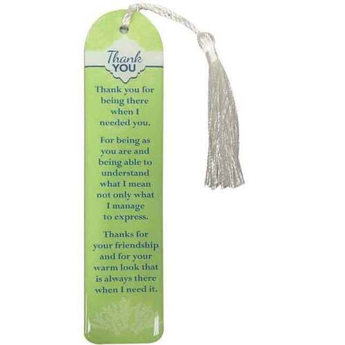 Bookmark Magnetic with Tassel - Thank You