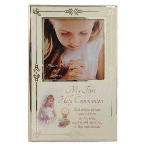 First Communion Frame Girl - 3 x 3