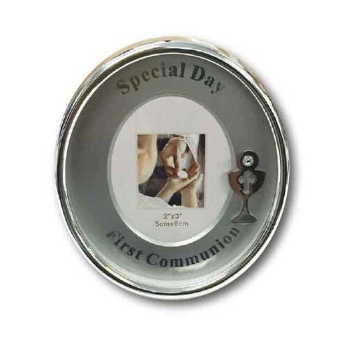 First Communion Oval Frame