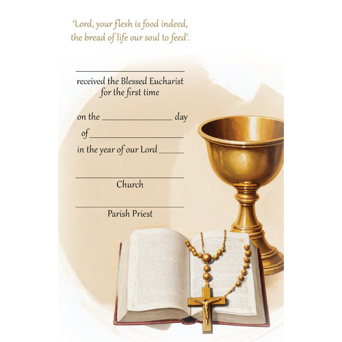 Communion Certificate