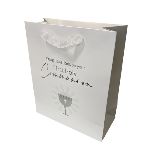 Gift Bag - Communion Silver