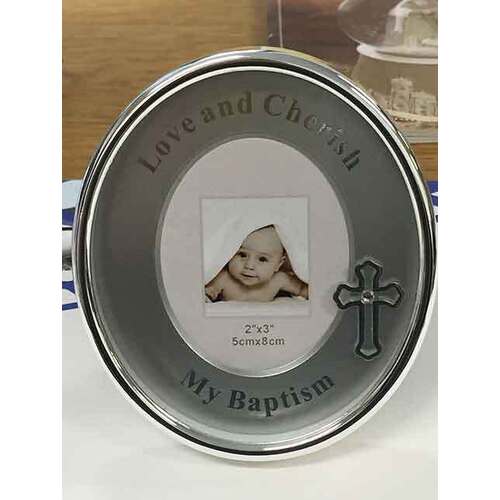 Baptism Oval Frame