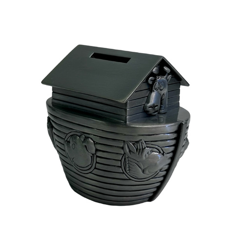 Money Box Pewter Finish Noah's Ark
