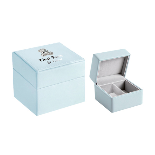 Baby Boy First Tooth and Curl Box