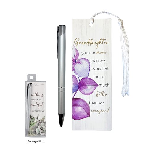 Pen & Bookmark Set - Granddaughter