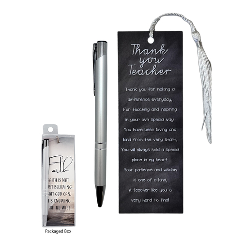 Pen & Bookmark Set - Teacher