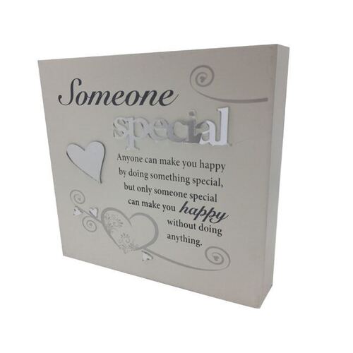 Block Frame White - Someone Special