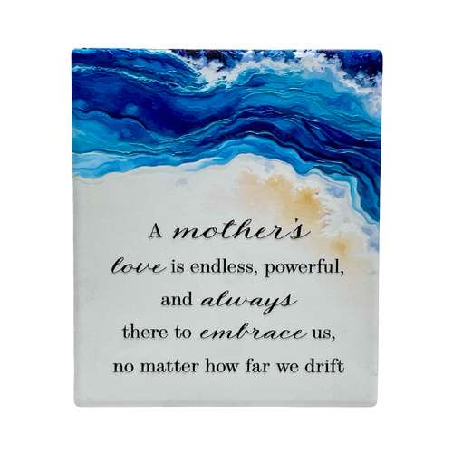 Wave Resin Plaque - Mother