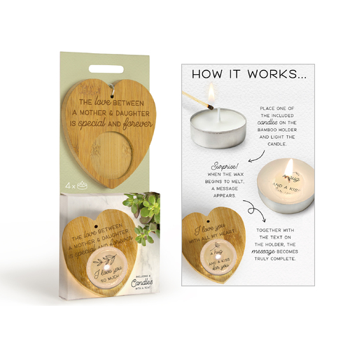 Surprise Candle - Mother & Daughter