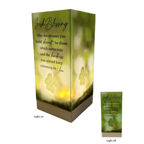 LED Light Lamp - Irish Blessing
