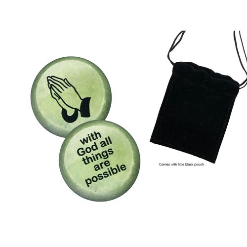 Marble Pocket Stone - All Things Possible