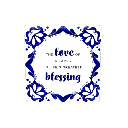 Amalfi Ceramic Magnet - Love is...