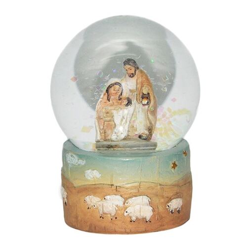 Holy Family Snow Globe - 75mm