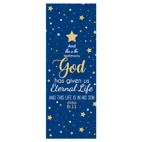 Christmas Bookmark - God