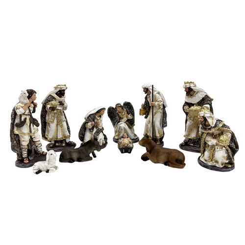 Nativity Set Resin - 11 pcs - 130mm