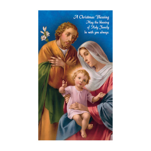 Holy Card Christmas - Christmas Blessing