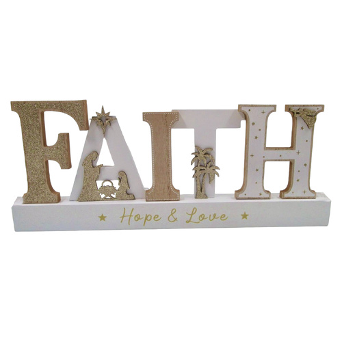Faith Nativity Scene