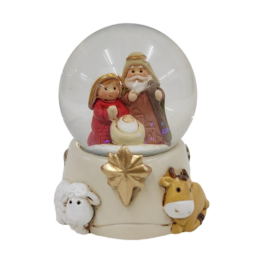 Holy Family Kiddie Scene Water Ball Globe