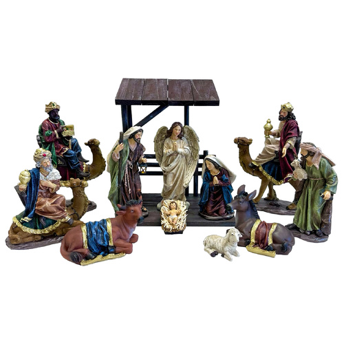 Nativity Stable Set - 11pcs 200mm